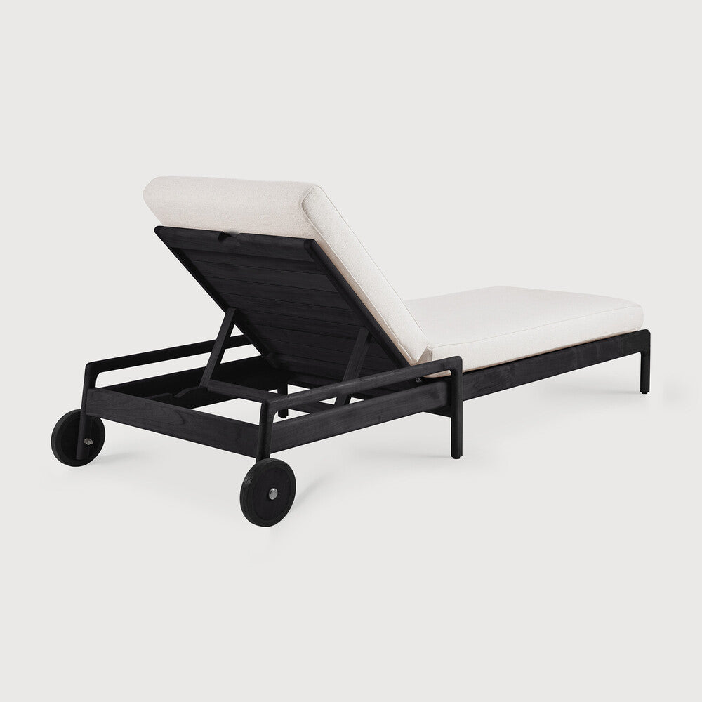 ETHNICRAFT JACK OUTDOOR ADJUSTABLE LOUNGER - TEAK BLACK | $3,858.00