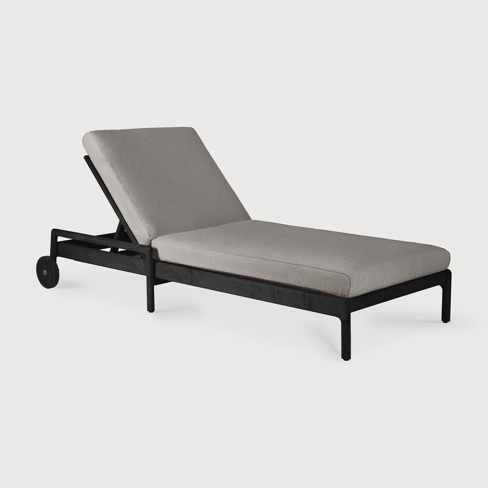ETHNICRAFT JACK OUTDOOR ADJUSTABLE LOUNGER - TEAK BLACK | $3,858.00