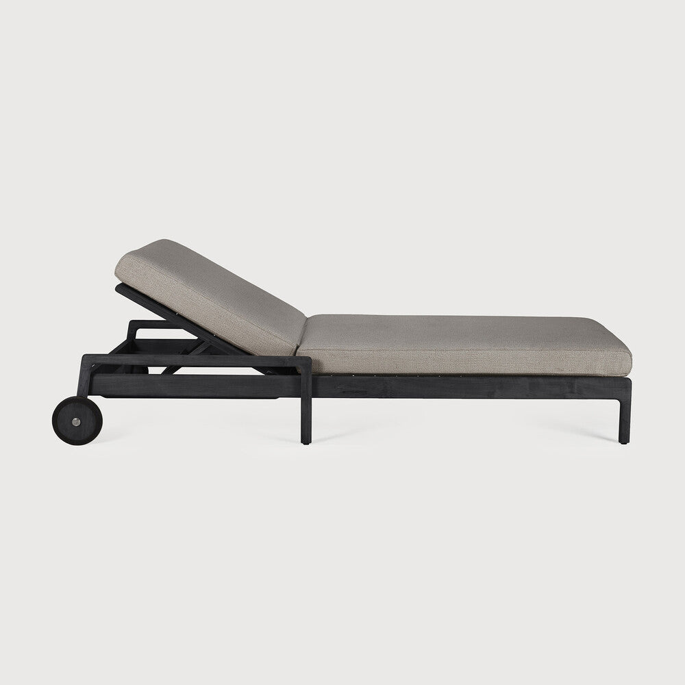 ETHNICRAFT JACK OUTDOOR ADJUSTABLE LOUNGER - TEAK BLACK | $3,858.00
