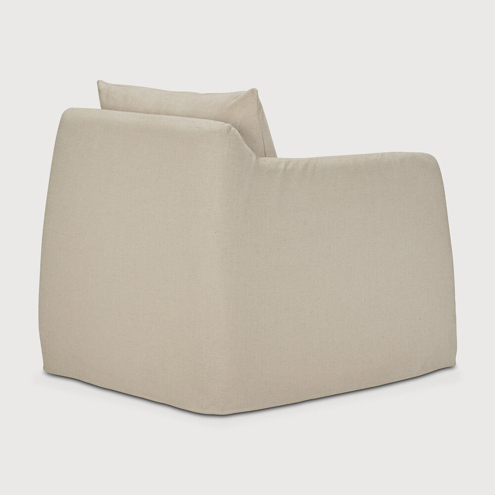 ETHNICRAFT WEAVE LOUNGE CHAIR - BONE | $2,209.00