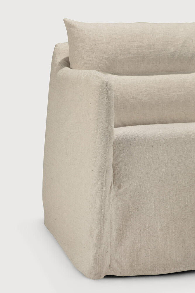 ETHNICRAFT WEAVE LOUNGE CHAIR - BONE | $2,209.00