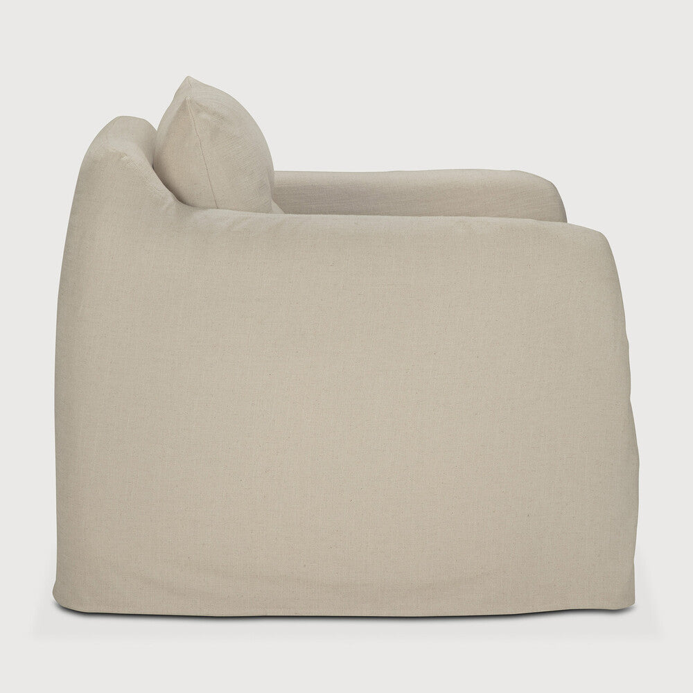 ETHNICRAFT WEAVE LOUNGE CHAIR - BONE | $2,209.00