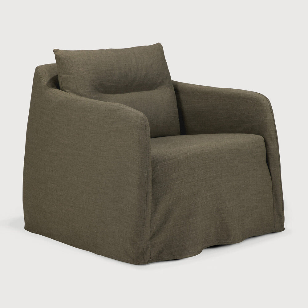 ETHNICRAFT WEAVE LOUNGE CHAIR - GREEN | $2,209.00