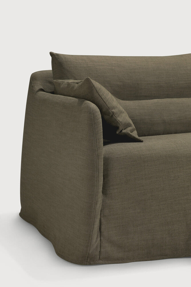 ETHNICRAFT WEAVE SOFA - GREEN | $4,109.00