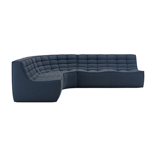 ETHNICRAFT N701 MODULAR SOFA - 4 - 90° ROUND CORNER | $7,317.00
