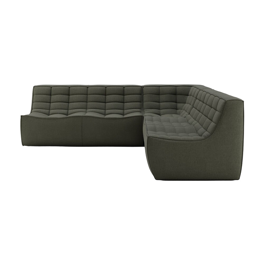 ETHNICRAFT N701 MODULAR SOFA - 5 - 90° SQUARE CORNER | $7,877.00