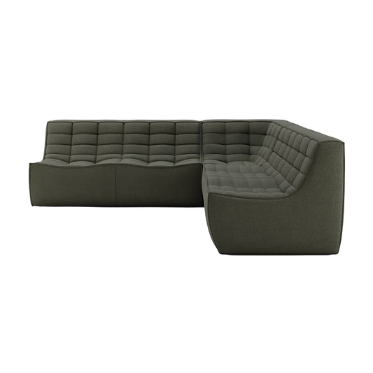 ETHNICRAFT N701 MODULAR SOFA - 5 - 90° SQUARE CORNER | $7,877.00