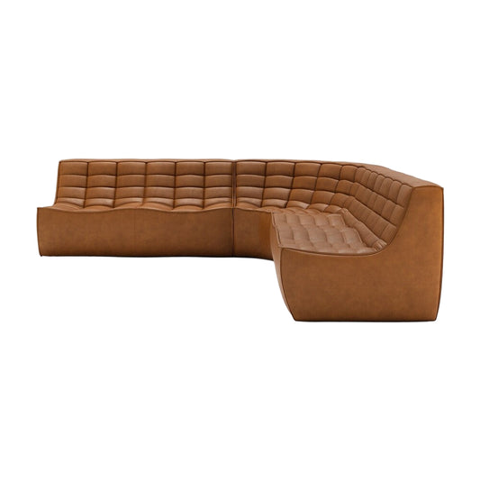 ETHNICRAFT N701 MODULAR SOFA - 5 - 90° ROUND CORNER | $12,807.00