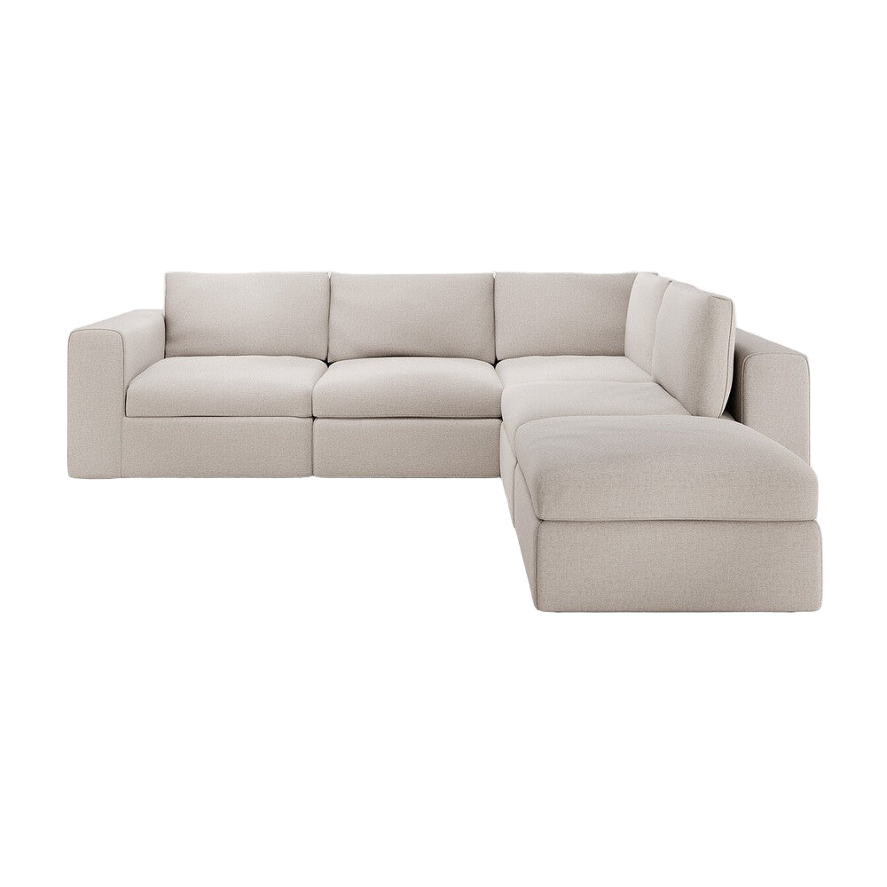 ETHNICRAFT MELLOW MODULAR SOFA - 5 - RIGHT LOUNGER | $12,115.00