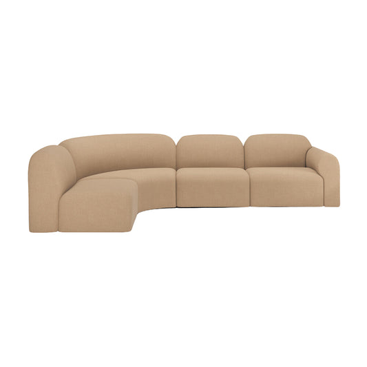 ETHNICRAFT BULKY MODULAR SOFA - 3 - CURVED | $6,656.00