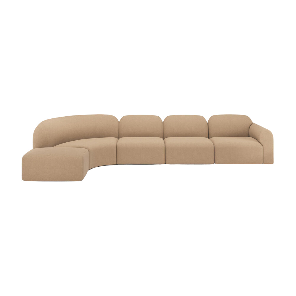 ETHNICRAFT BULKY MODULAR SOFA - 5 - SQUARE FOOTSTOOL | $7,435.00