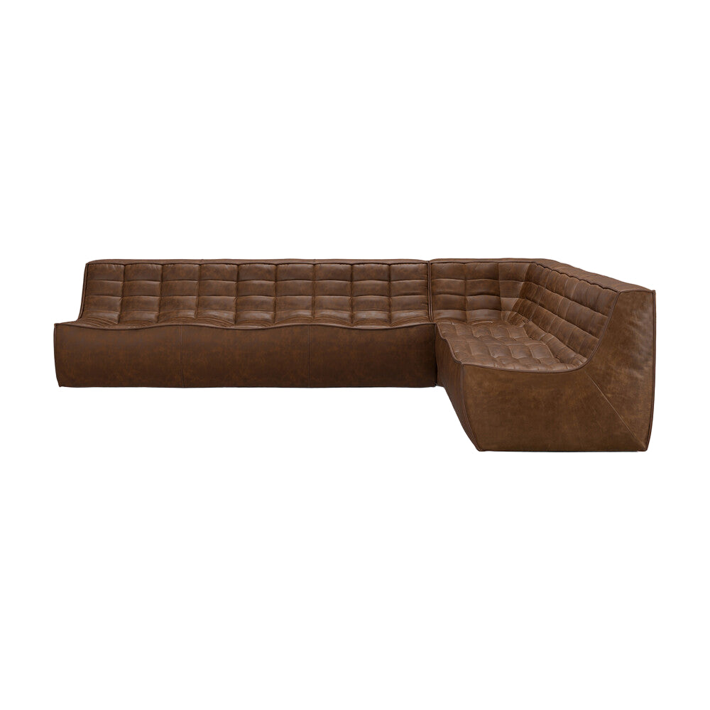 ETHNICRAFT N701 MODULAR SOFA - 5 - 90° SQUARE CORNER | $11,837.00