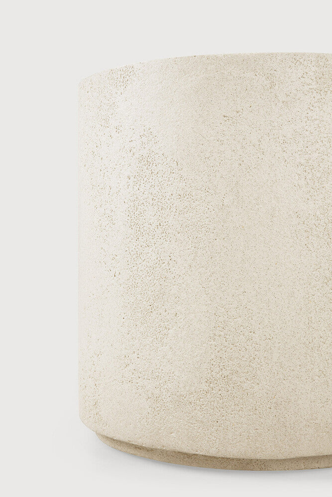 ETHNICRAFT ELEMENTS ROUND SIDE TABLE - MICROCEMENT | $529.00