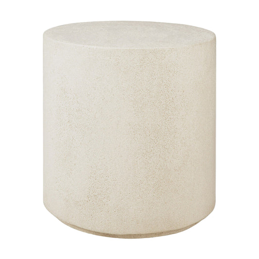 ETHNICRAFT ELEMENTS ROUND SIDE TABLE - MICROCEMENT | $529.00