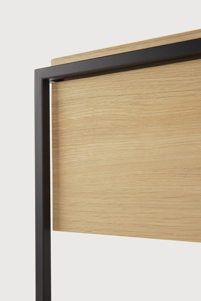 ETHNICRAFT MONOLIT BEDSIDE TABLE - OAK | $779.00