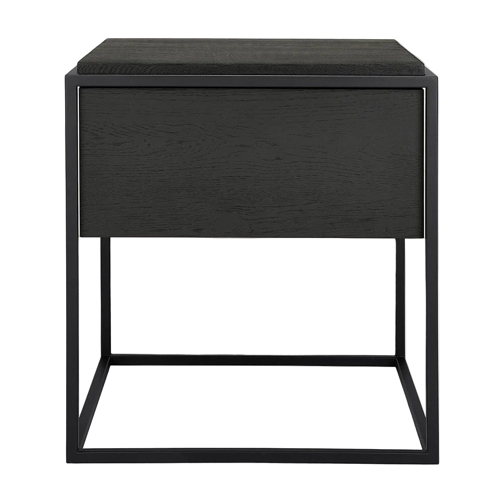 ETHNICRAFT MONOLIT BEDSIDE TABLE - OAK BLACK | $929.00