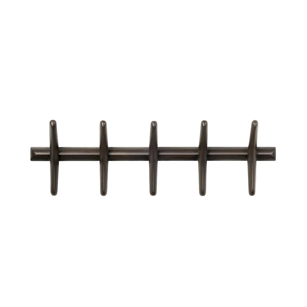 ETHNICRAFT PI WALL COAT RACK - MAHOGANY DARK BROWN | $179.00