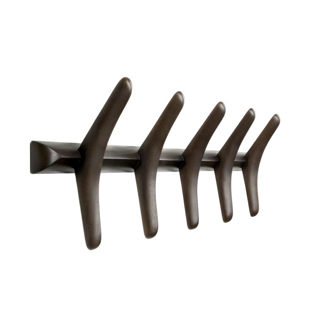 ETHNICRAFT PI WALL COAT RACK - MAHOGANY DARK BROWN | $179.00