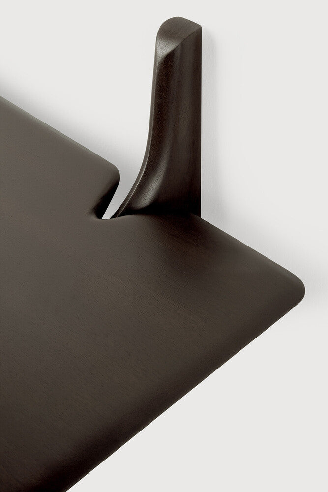 ETHNICRAFT PI WALL SHELF  - MAHOGANY DARK BROWN | $279.00 - $399.00
