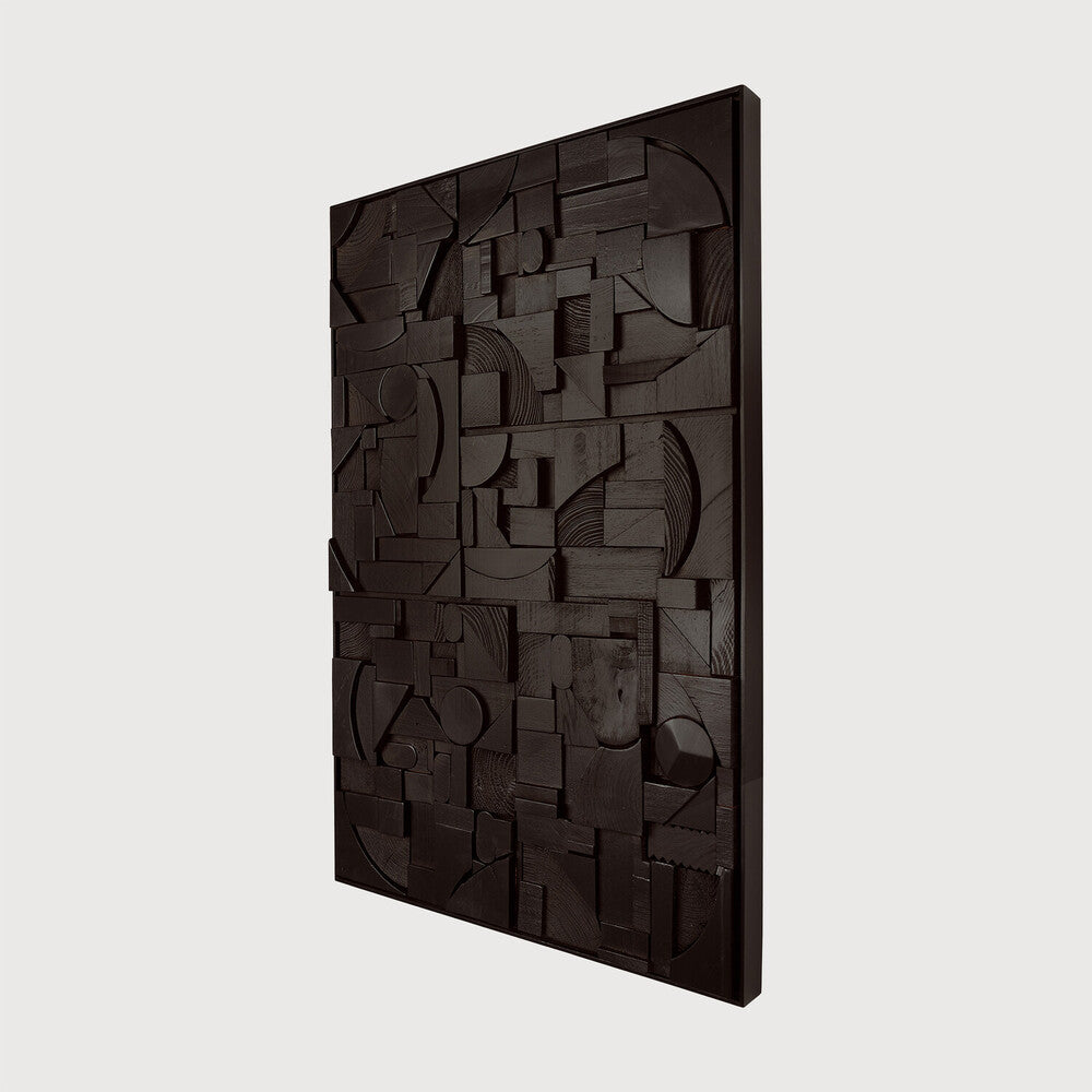 ETHNICRAFT BRICKS RECTANGULAR WALL ART - BLACK | $599.00 - $1,099.00