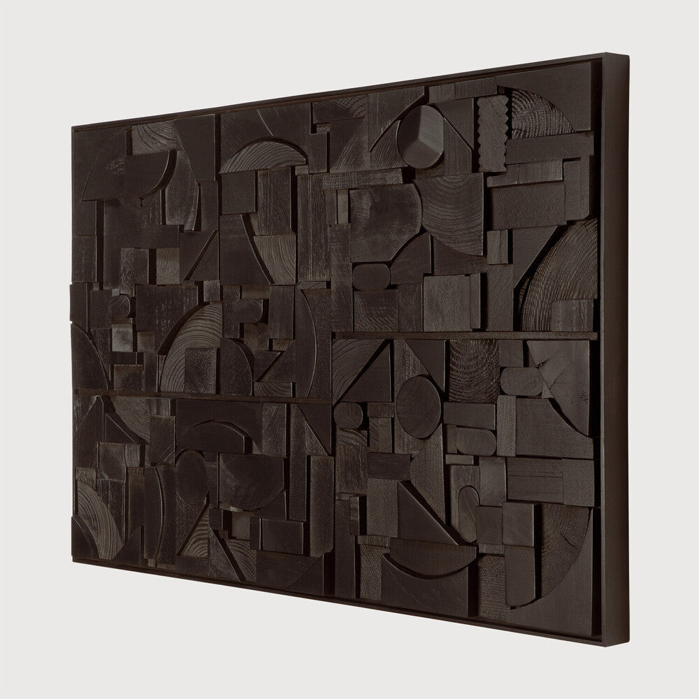 ETHNICRAFT BRICKS RECTANGULAR WALL ART - BLACK | $599.00 - $1,099.00