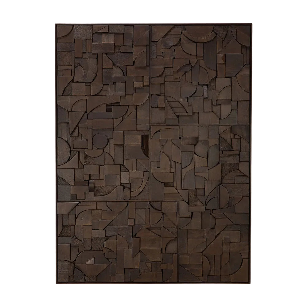 ETHNICRAFT BRICKS RECTANGULAR WALL ART - DARK BROWN | $599.00 - $1,099.00