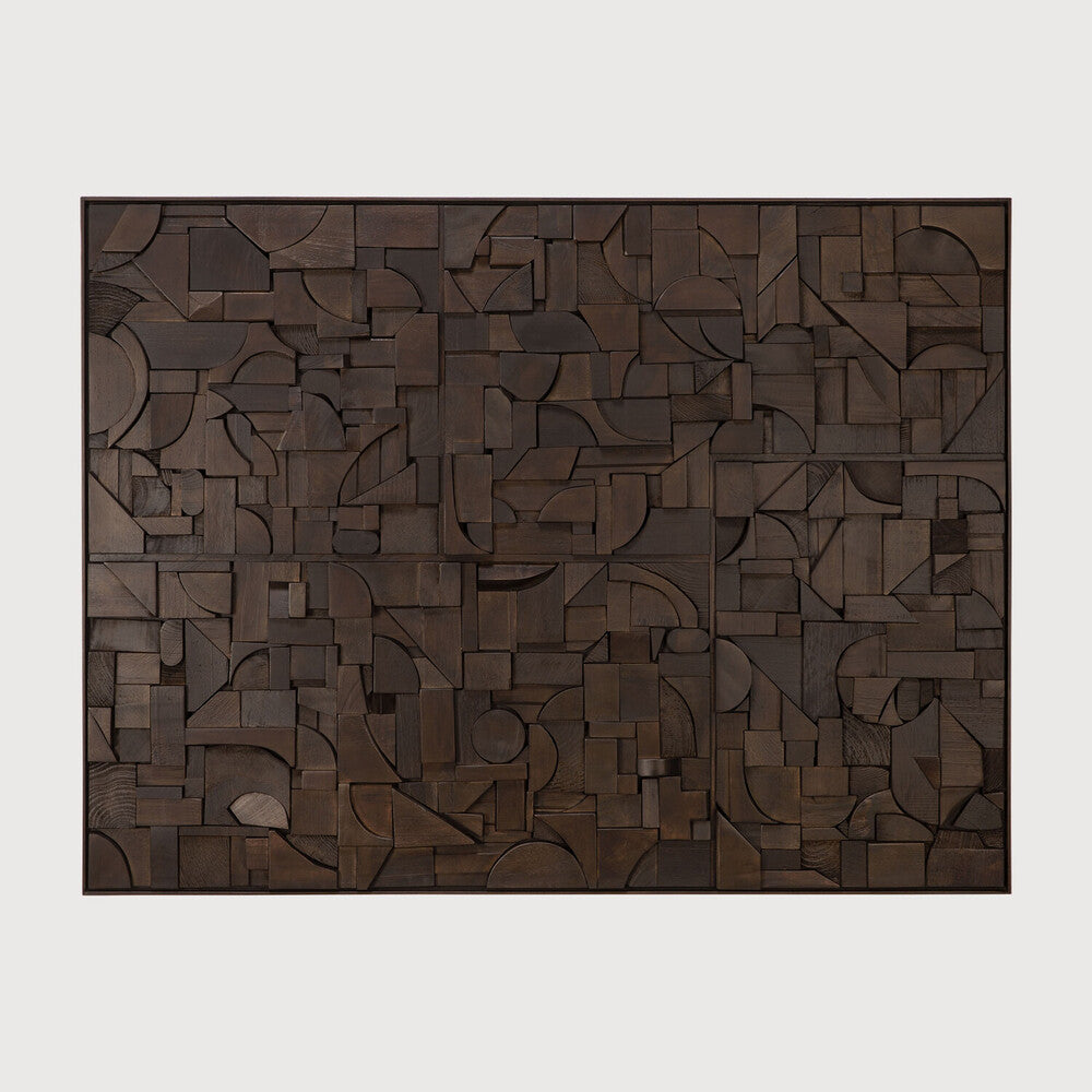 ETHNICRAFT BRICKS RECTANGULAR WALL ART - DARK BROWN | $599.00 - $1,099.00