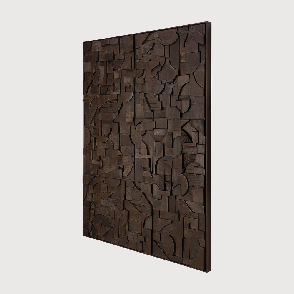 ETHNICRAFT BRICKS RECTANGULAR WALL ART - DARK BROWN | $599.00 - $1,099.00
