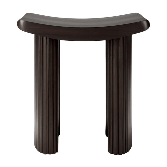 ETHNICRAFT ROLLER MAX STOOL - MAHOGANY DARK BROWN | $649.00