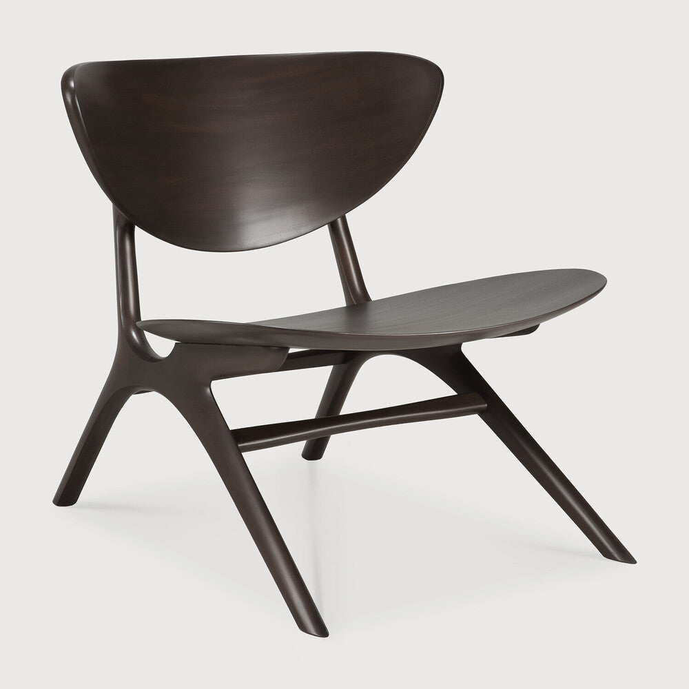ETHNICRAFT EYE LOUNGE CHAIR - MAHOGANY DARK BROWN | $1,739.00