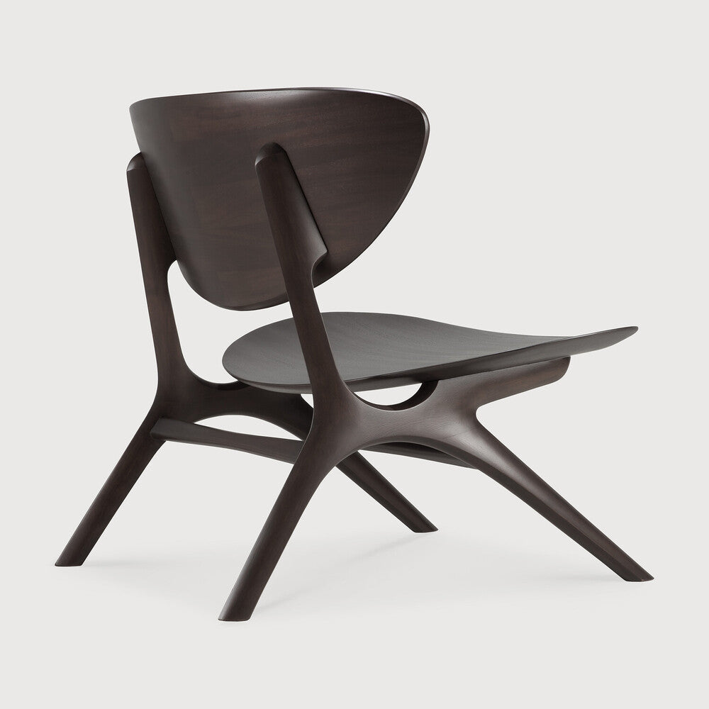 ETHNICRAFT EYE LOUNGE CHAIR - MAHOGANY DARK BROWN | $1,739.00