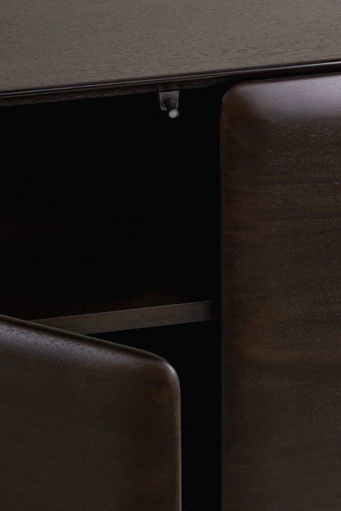 Ethnicraft PI Light Hanging Sideboard - Mahogany Rose Brown, detail