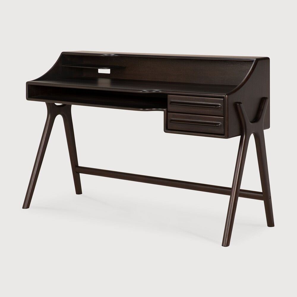 ETHNICRAFT FLOW DESK - MAHOGANY ROSE BROWN | $1,879.00