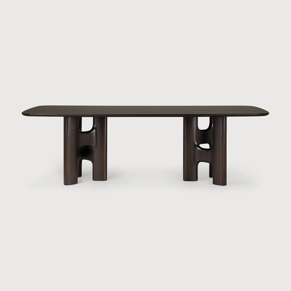Ethnicraft Flow Dining Table - Mahogany Rose Brown, 250cm