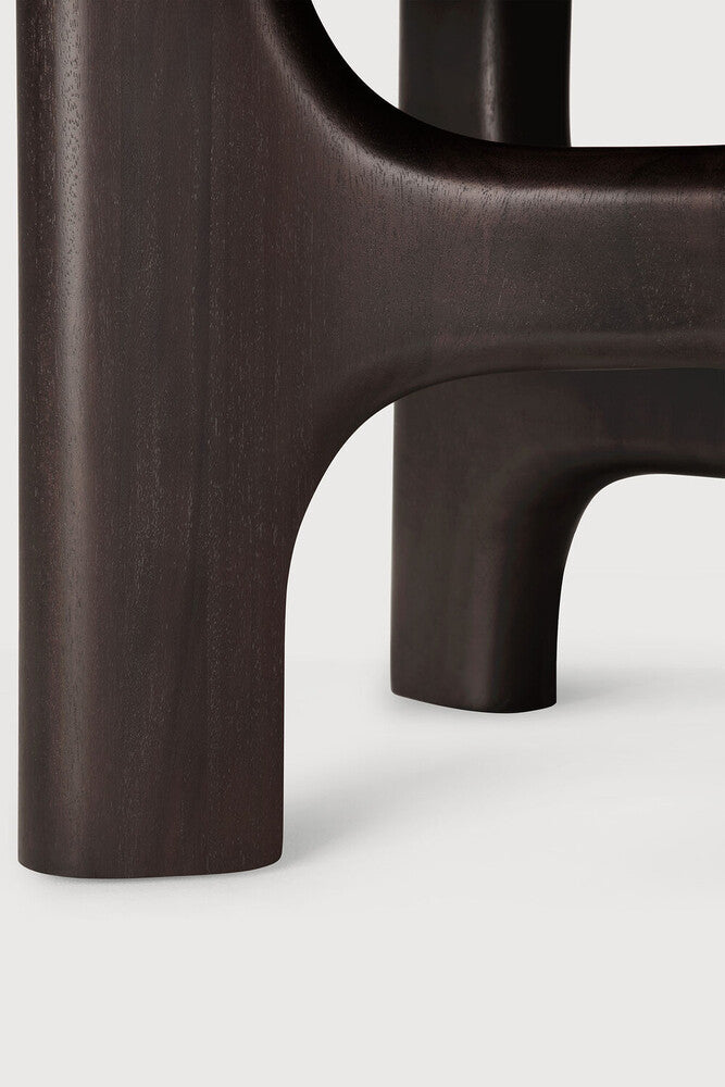 Ethnicraft Flow Coffee Table - Mahogany Rose Brown, detail