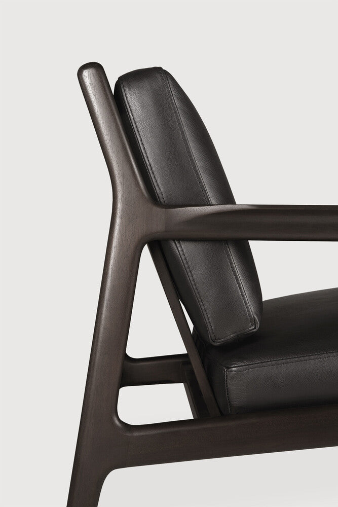 ETHNICRAFT JACK LOUNGE CHAIR - CARBONE LEATHER | $2,478.00