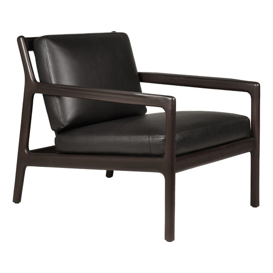 ETHNICRAFT JACK LOUNGE CHAIR - CARBONE LEATHER | $2,478.00