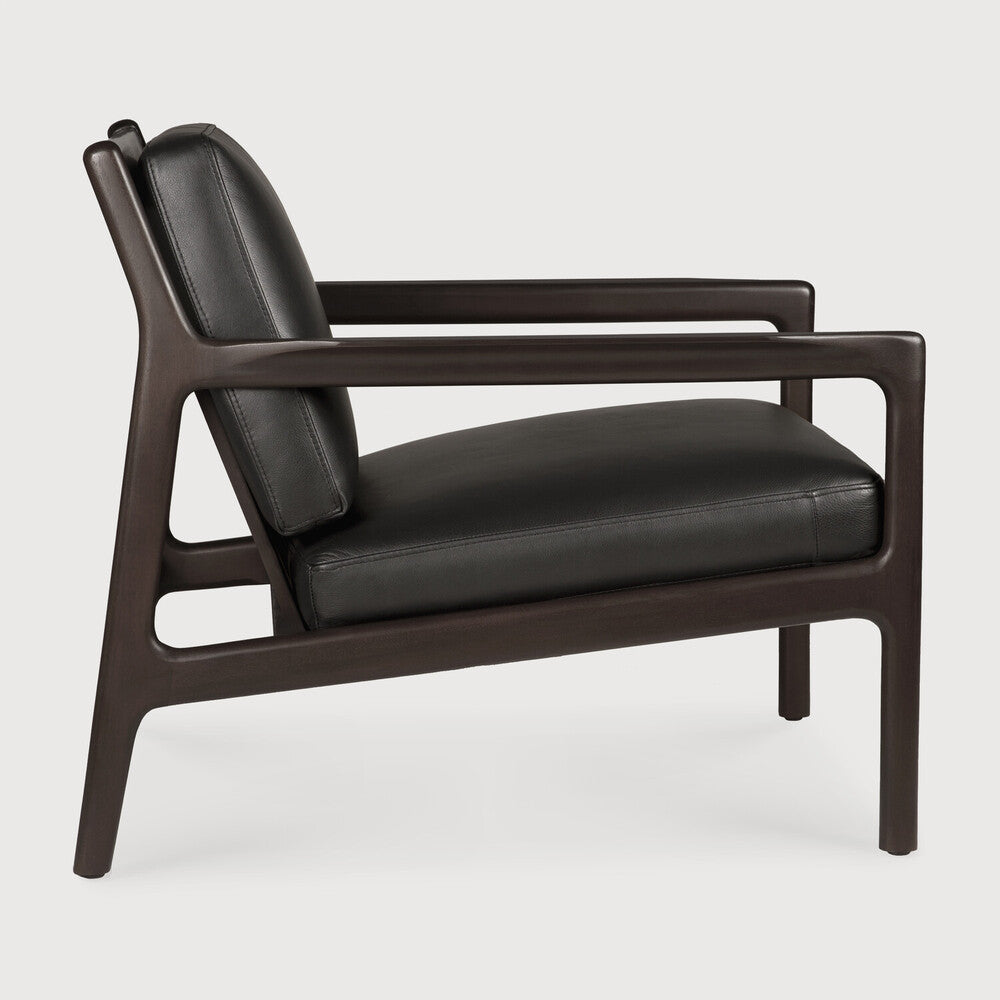 ETHNICRAFT JACK LOUNGE CHAIR - CARBONE LEATHER | $2,478.00