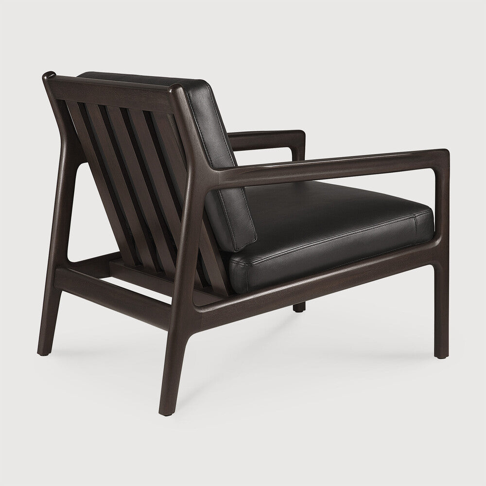 ETHNICRAFT JACK LOUNGE CHAIR - CARBONE LEATHER | $2,478.00
