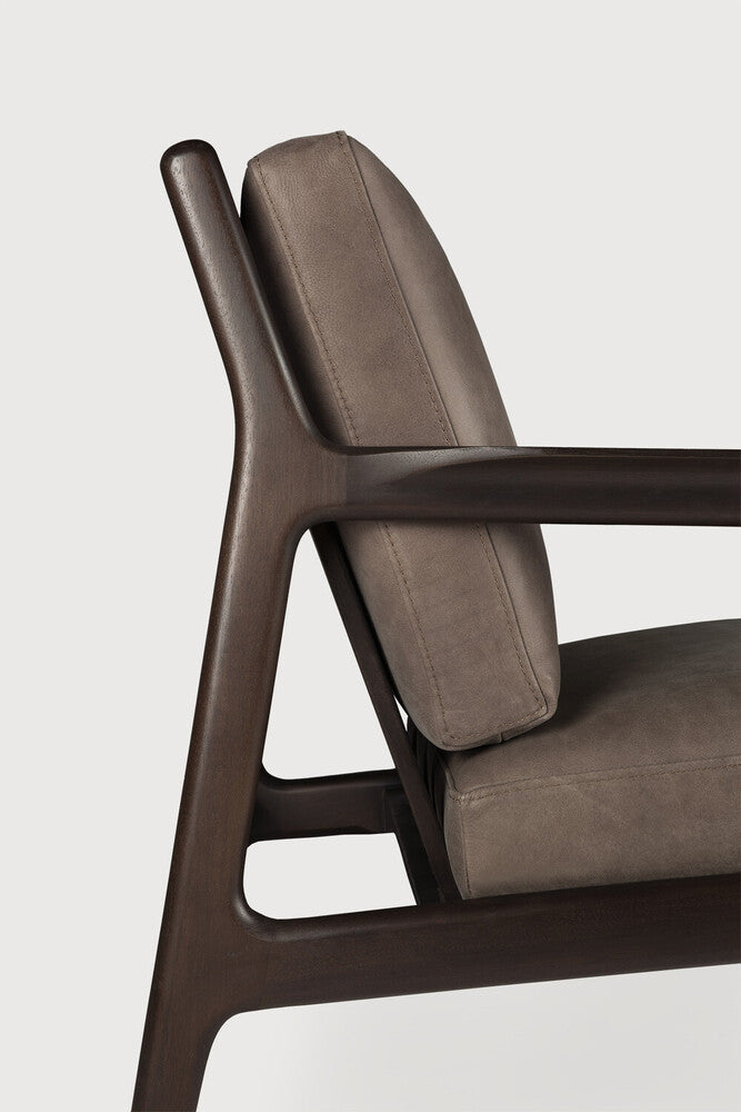ETHNICRAFT JACK LOUNGE CHAIR - TERRA NUBUCK LEATHER | $2,478.00