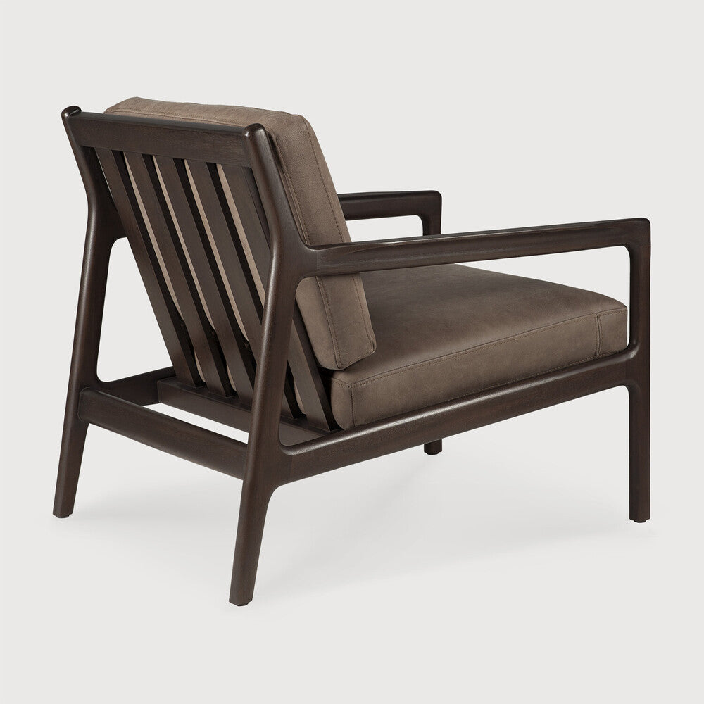 ETHNICRAFT JACK LOUNGE CHAIR - TERRA NUBUCK LEATHER | $2,478.00