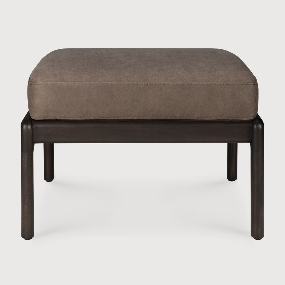 ETHNICRAFT JACK FOOTSTOOL - TERRA NUBUCK LEATHER | $948.00