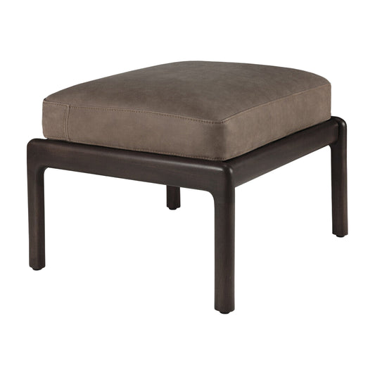 ETHNICRAFT JACK FOOTSTOOL - TERRA NUBUCK LEATHER | $948.00