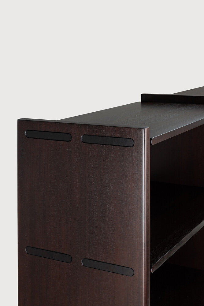 Ethnicraft Mortise Rack - 2 Rows, detail