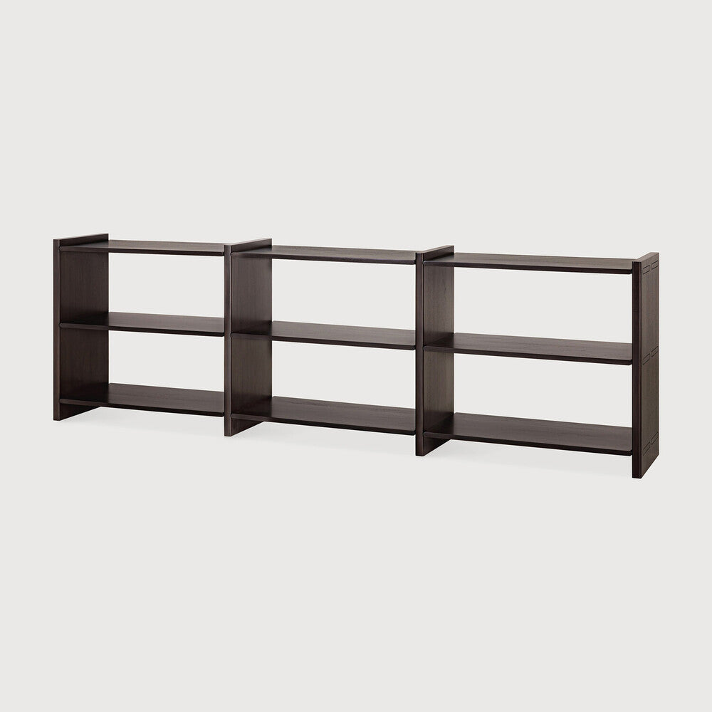 Ethnicraft Mortise Rack - 3 Rows, side view