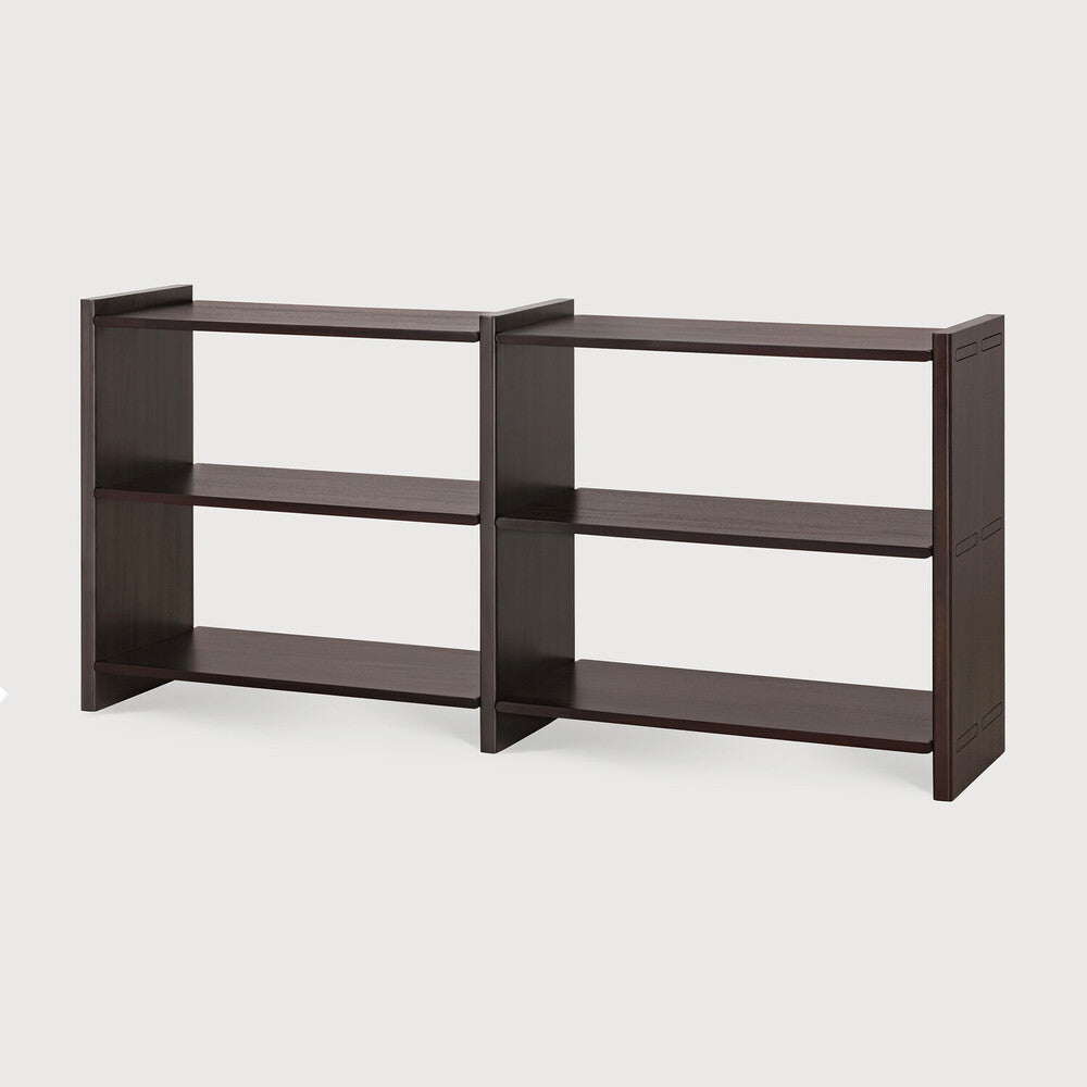 Ethnicraft Mortise Rack - 2 Rows, side view