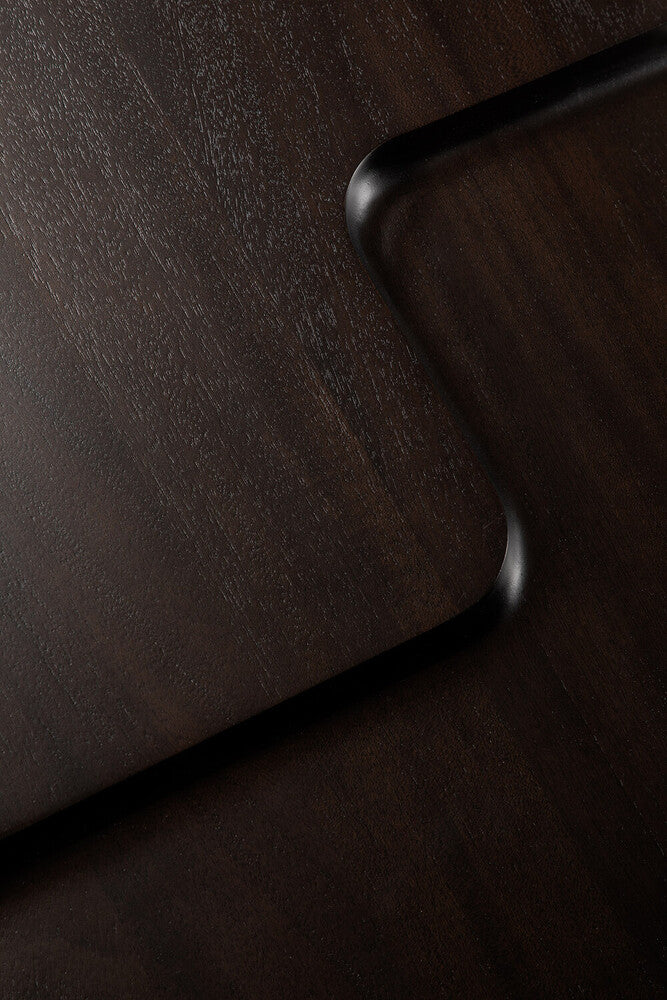 ETHNICRAFT BRUTALIST SIDE TABLE - MAHOGANY ROSE BROWN | $789.00