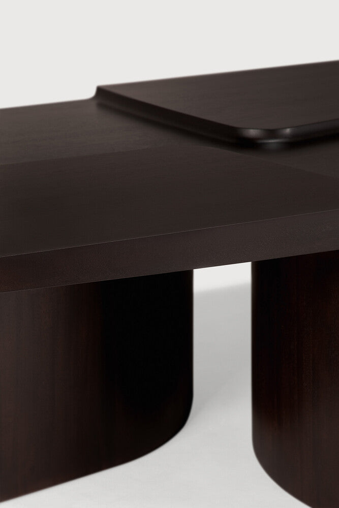 ETHNICRAFT BRUTALIST COFFEE TABLE - MAHOGANY ROSE BROWN | $2,289.00