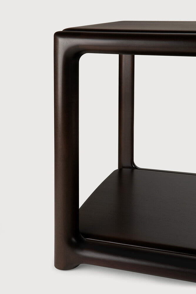 Ethnicraft Eda Side Table - Mahogany Rose Brown, detail