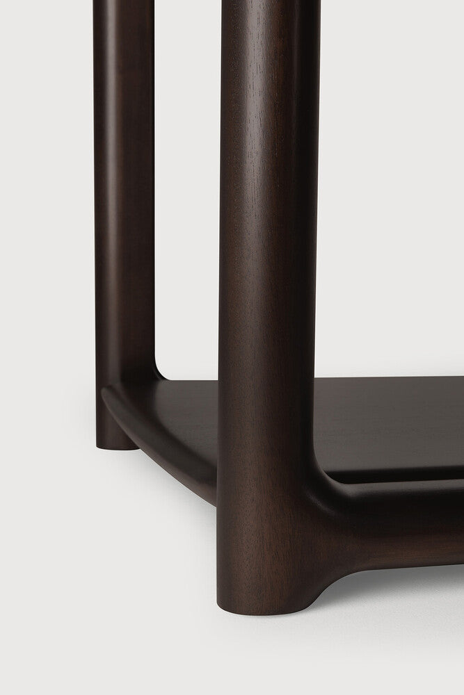 Ethnicraft Eda Side Table - Mahogany Rose Brown, detail
